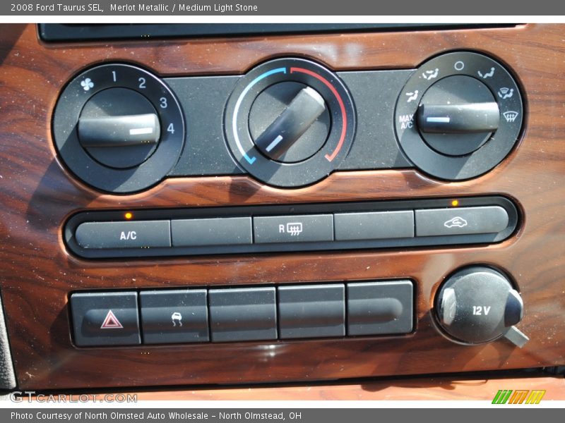 Merlot Metallic / Medium Light Stone 2008 Ford Taurus SEL