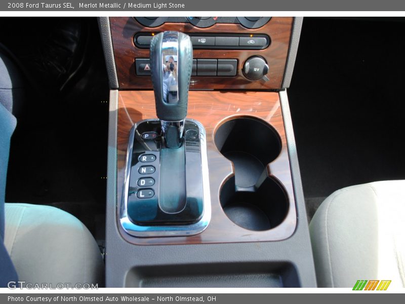 Merlot Metallic / Medium Light Stone 2008 Ford Taurus SEL