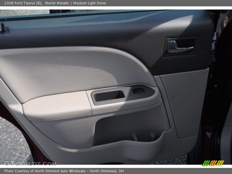 Merlot Metallic / Medium Light Stone 2008 Ford Taurus SEL