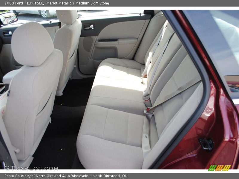 Merlot Metallic / Medium Light Stone 2008 Ford Taurus SEL