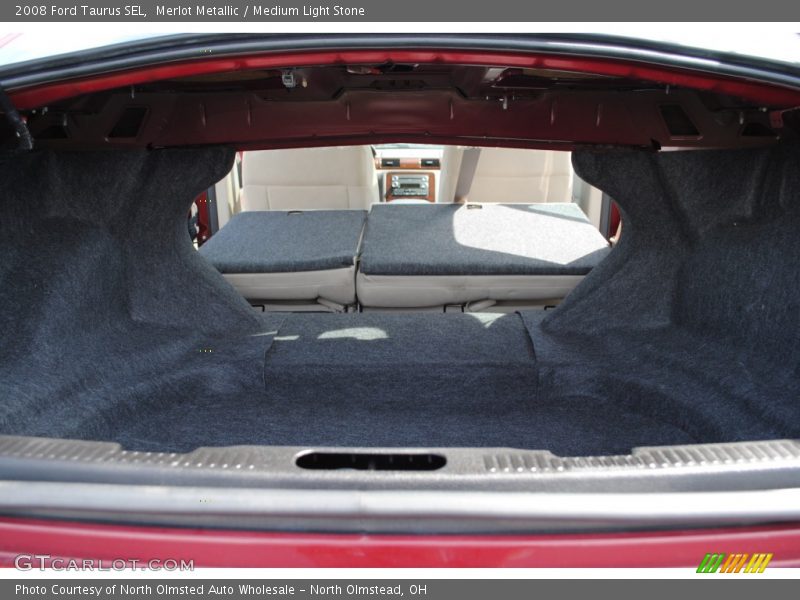 Merlot Metallic / Medium Light Stone 2008 Ford Taurus SEL