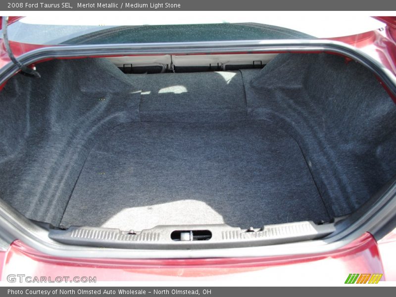 Merlot Metallic / Medium Light Stone 2008 Ford Taurus SEL