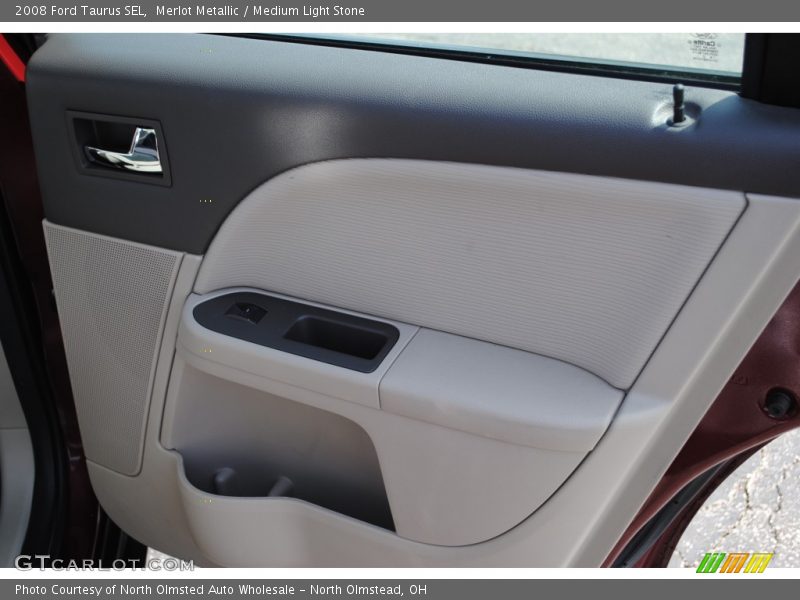 Merlot Metallic / Medium Light Stone 2008 Ford Taurus SEL
