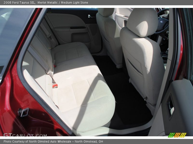 Merlot Metallic / Medium Light Stone 2008 Ford Taurus SEL