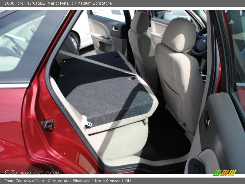 Merlot Metallic / Medium Light Stone 2008 Ford Taurus SEL