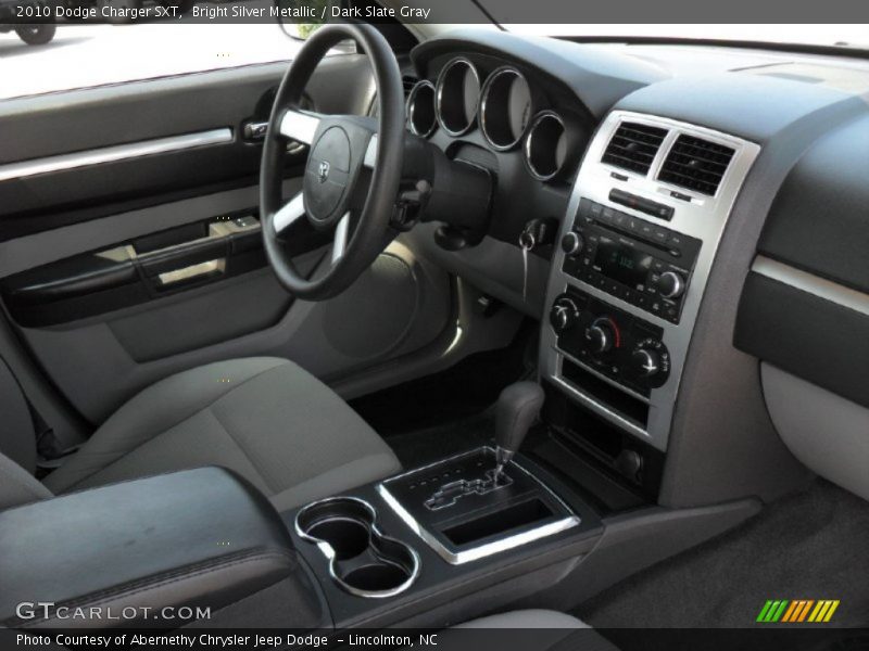 Bright Silver Metallic / Dark Slate Gray 2010 Dodge Charger SXT