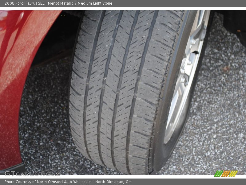 Merlot Metallic / Medium Light Stone 2008 Ford Taurus SEL