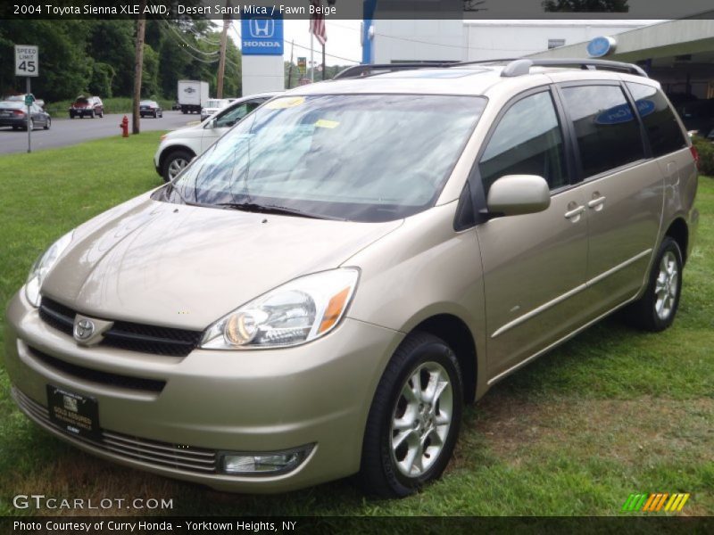 Desert Sand Mica / Fawn Beige 2004 Toyota Sienna XLE AWD