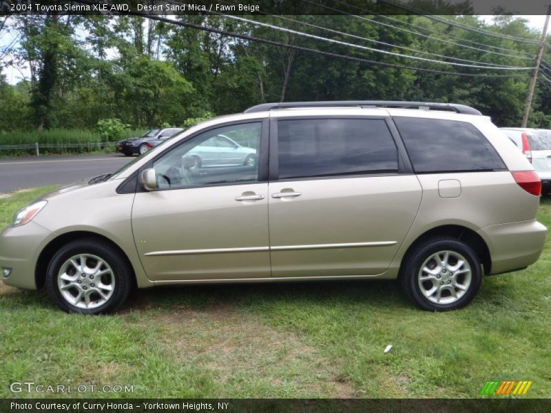 Desert Sand Mica / Fawn Beige 2004 Toyota Sienna XLE AWD