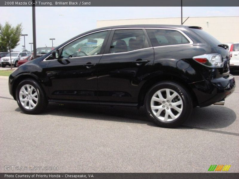 Brilliant Black / Sand 2008 Mazda CX-7 Touring