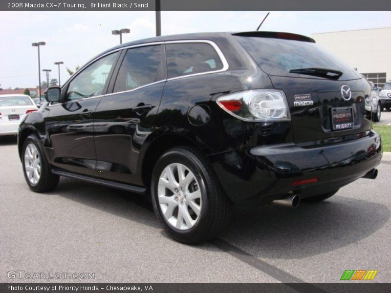 Brilliant Black / Sand 2008 Mazda CX-7 Touring