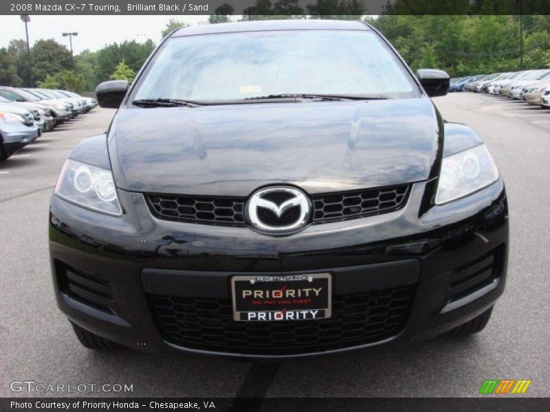 Brilliant Black / Sand 2008 Mazda CX-7 Touring