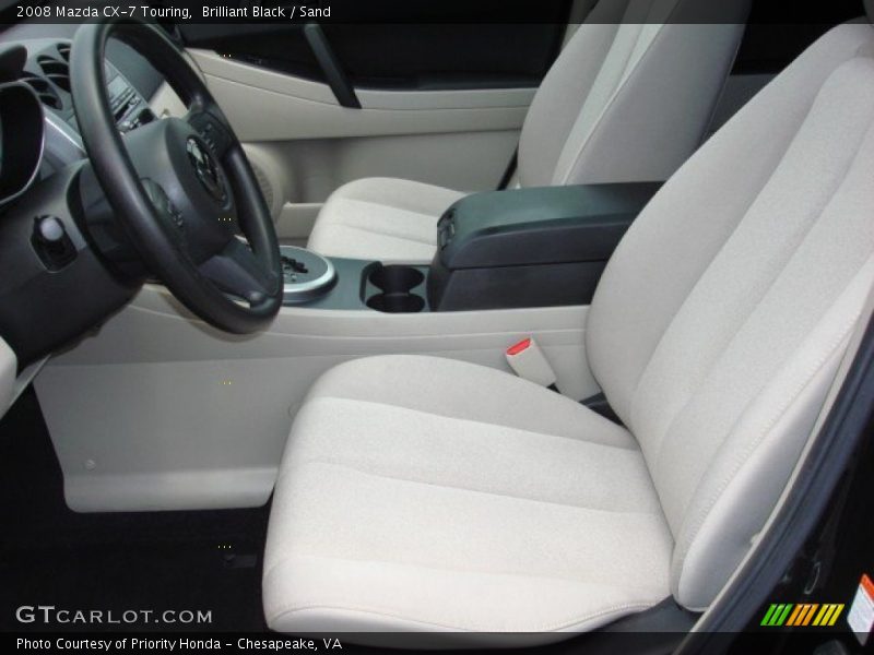 Brilliant Black / Sand 2008 Mazda CX-7 Touring