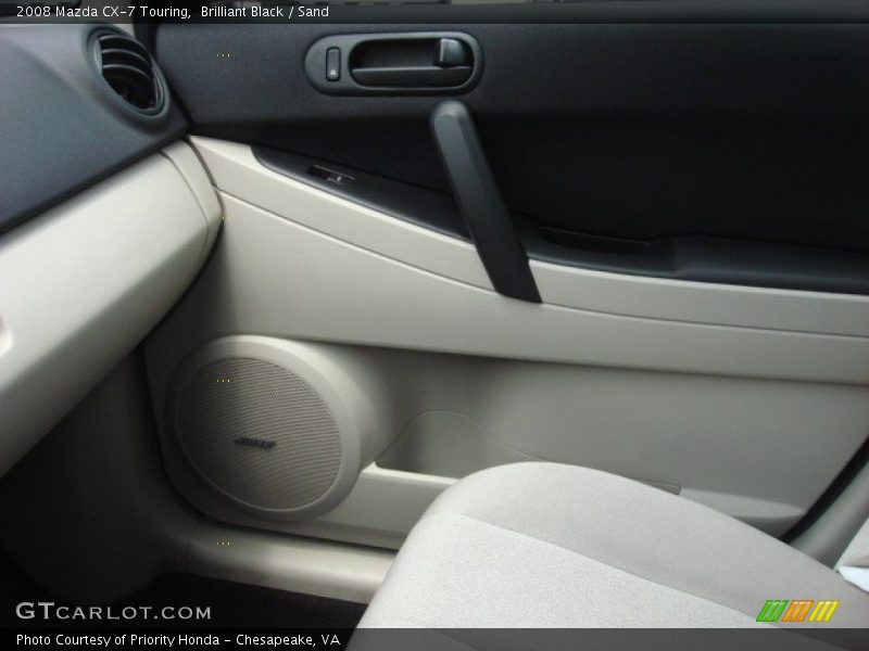 Brilliant Black / Sand 2008 Mazda CX-7 Touring