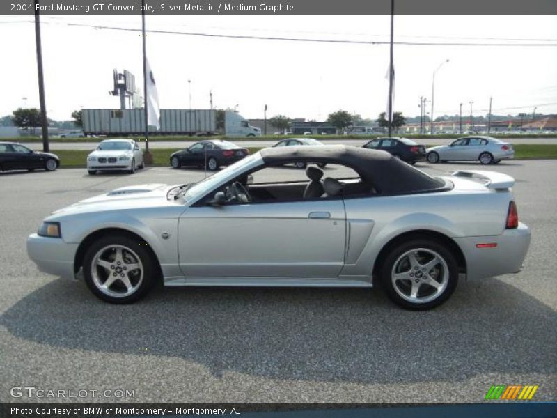Silver Metallic / Medium Graphite 2004 Ford Mustang GT Convertible