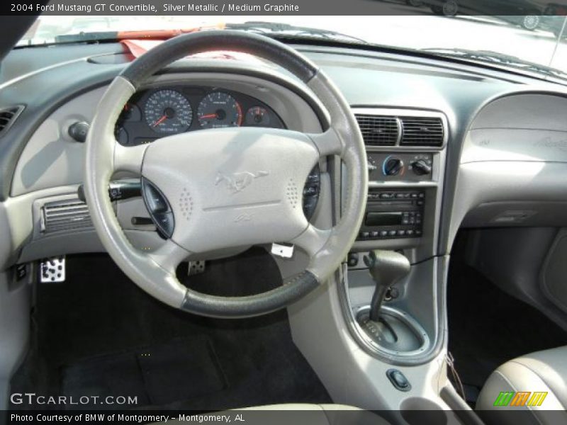 Dashboard of 2004 Mustang GT Convertible