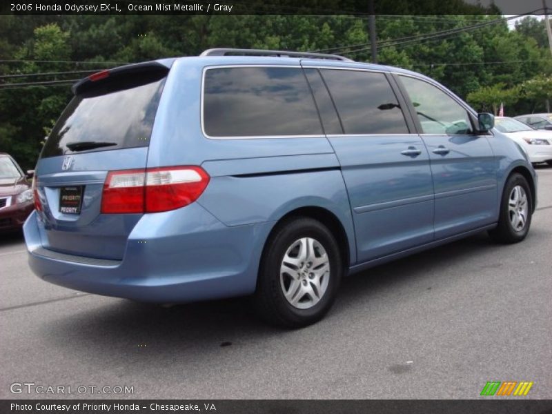 Ocean Mist Metallic / Gray 2006 Honda Odyssey EX-L