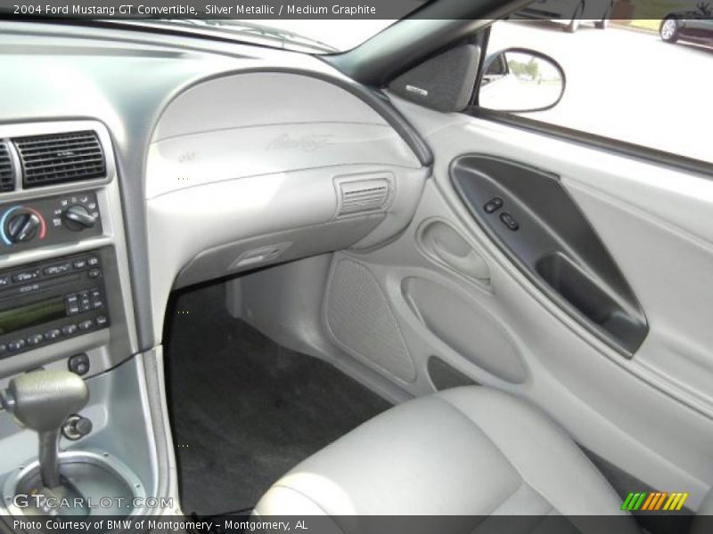 Silver Metallic / Medium Graphite 2004 Ford Mustang GT Convertible