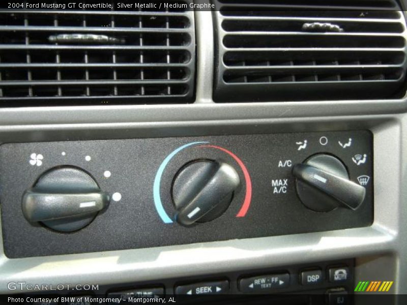 Controls of 2004 Mustang GT Convertible