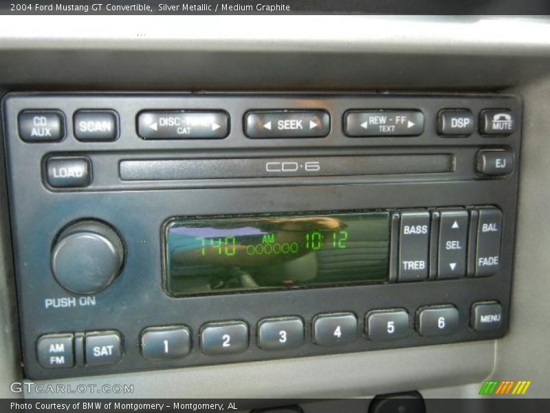 Controls of 2004 Mustang GT Convertible