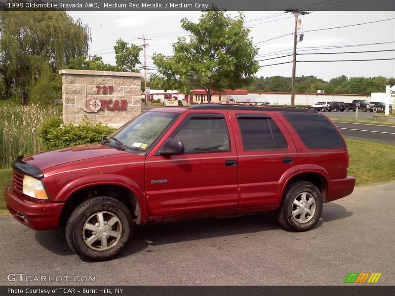 Medium Red Metallic / Medium Gray 1998 Oldsmobile Bravada AWD