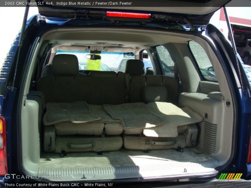 Indigo Blue Metallic / Pewter/Dark Pewter 2003 GMC Yukon SLT 4x4