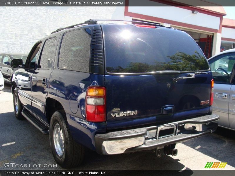 Indigo Blue Metallic / Pewter/Dark Pewter 2003 GMC Yukon SLT 4x4