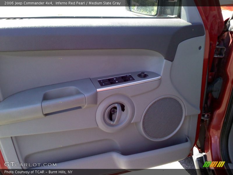 Inferno Red Pearl / Medium Slate Gray 2006 Jeep Commander 4x4
