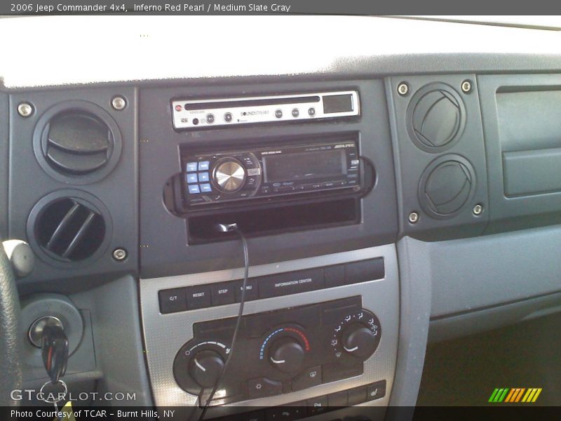 Inferno Red Pearl / Medium Slate Gray 2006 Jeep Commander 4x4