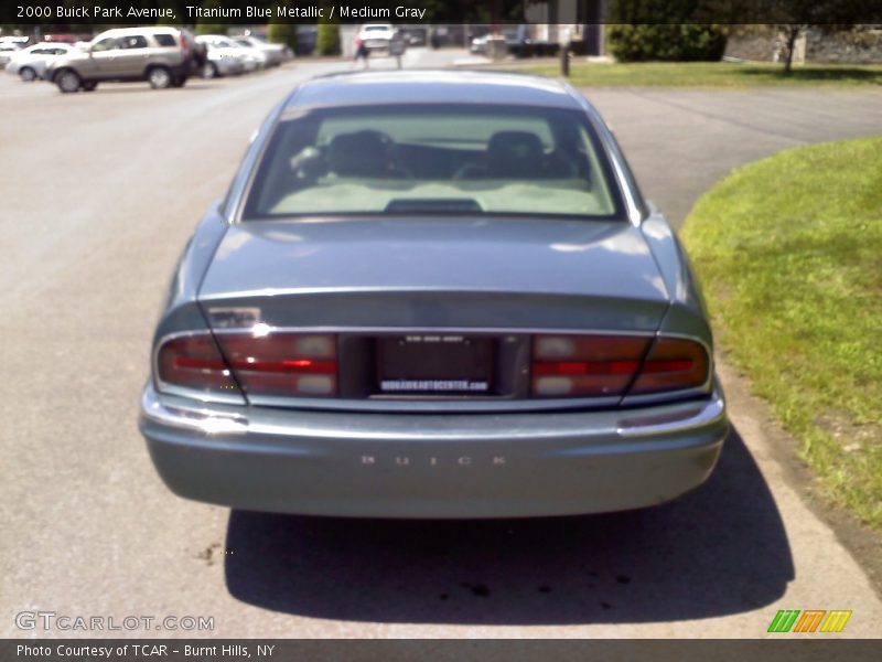 Titanium Blue Metallic / Medium Gray 2000 Buick Park Avenue