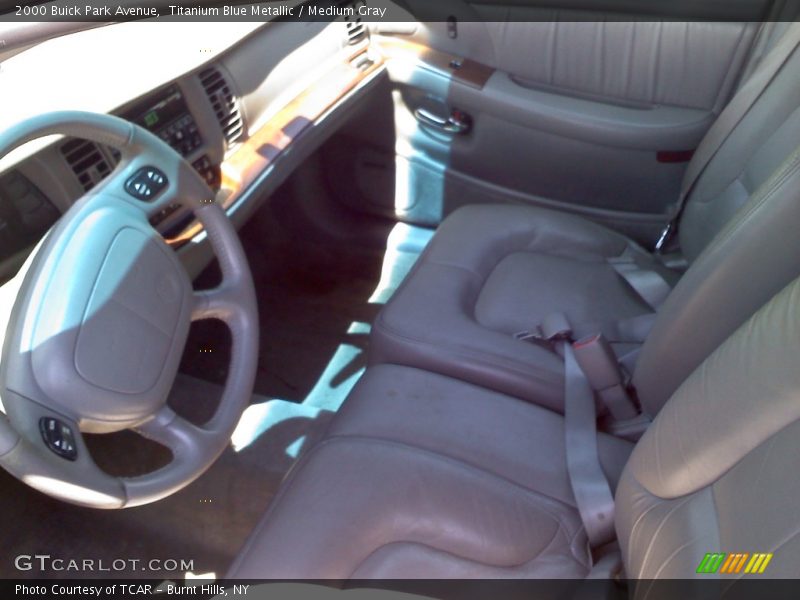 Titanium Blue Metallic / Medium Gray 2000 Buick Park Avenue