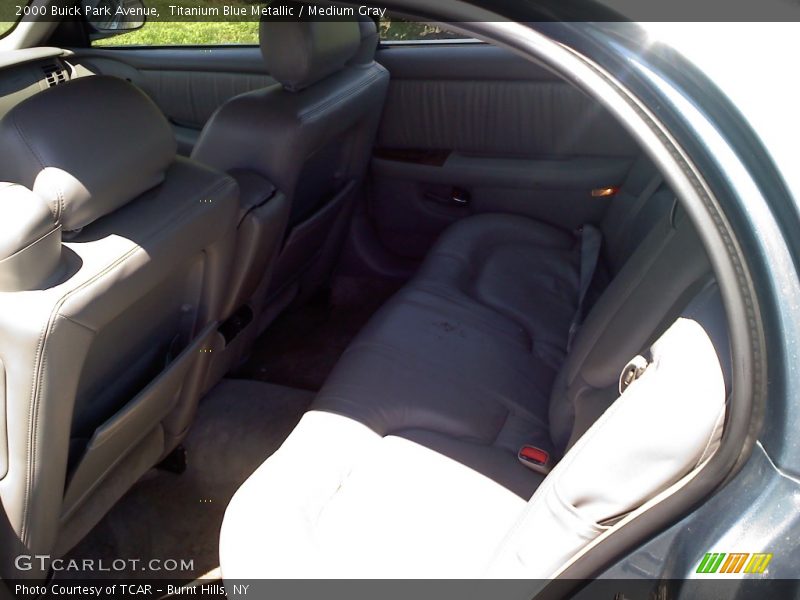 Titanium Blue Metallic / Medium Gray 2000 Buick Park Avenue