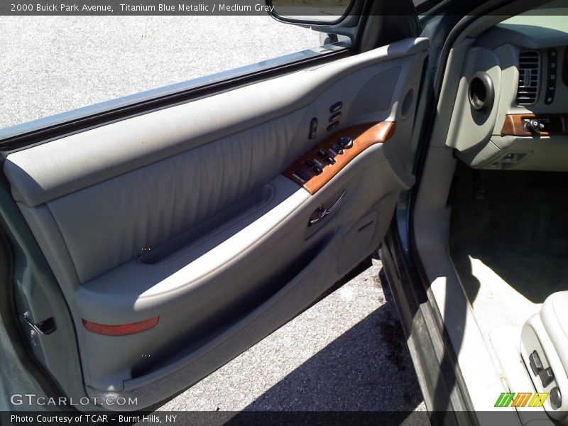 Titanium Blue Metallic / Medium Gray 2000 Buick Park Avenue
