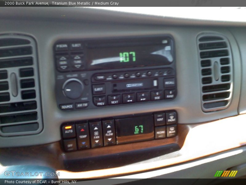 Titanium Blue Metallic / Medium Gray 2000 Buick Park Avenue