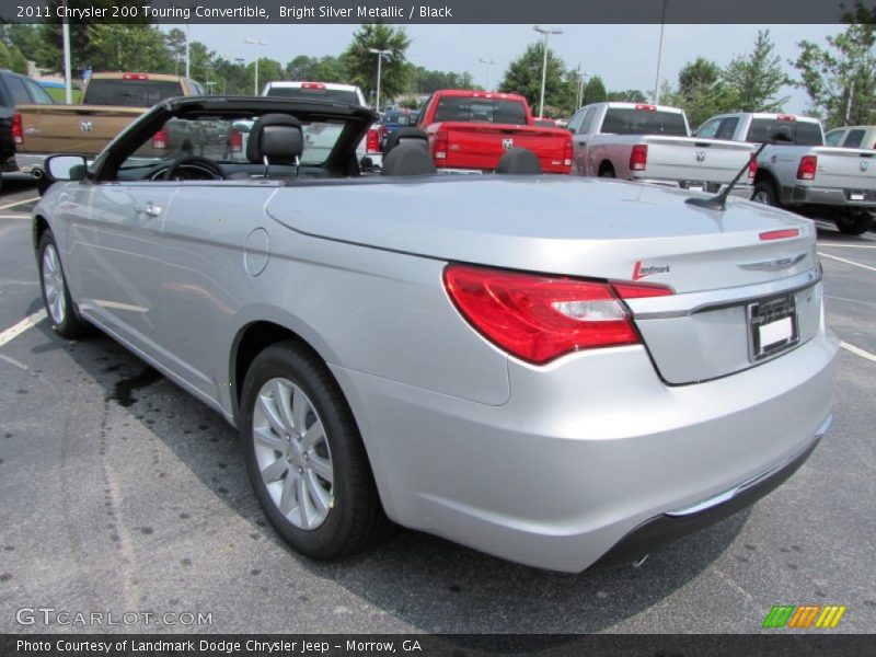 Bright Silver Metallic / Black 2011 Chrysler 200 Touring Convertible