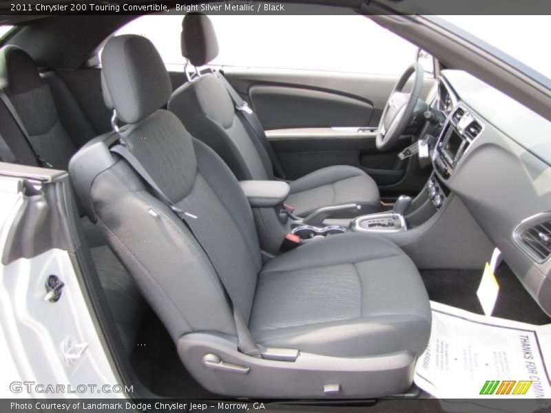 Bright Silver Metallic / Black 2011 Chrysler 200 Touring Convertible