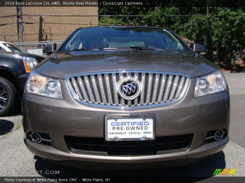 Mocha Steel Metallic / Cocoa/Light Cashmere 2010 Buick LaCrosse CXL AWD