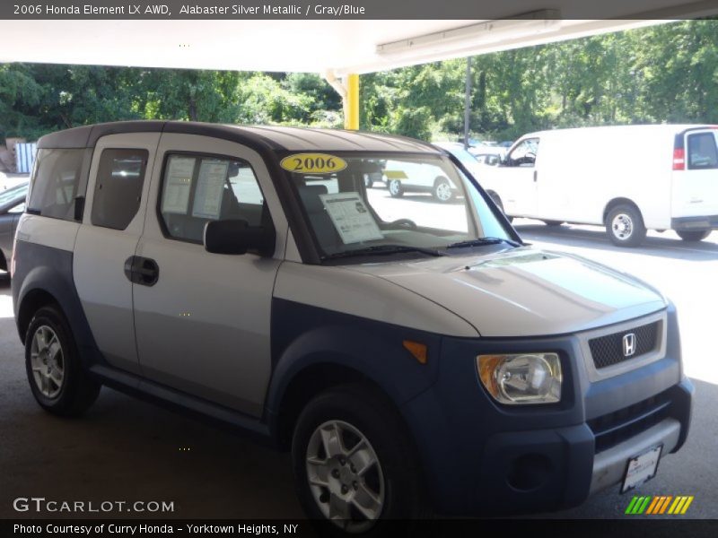 Alabaster Silver Metallic / Gray/Blue 2006 Honda Element LX AWD