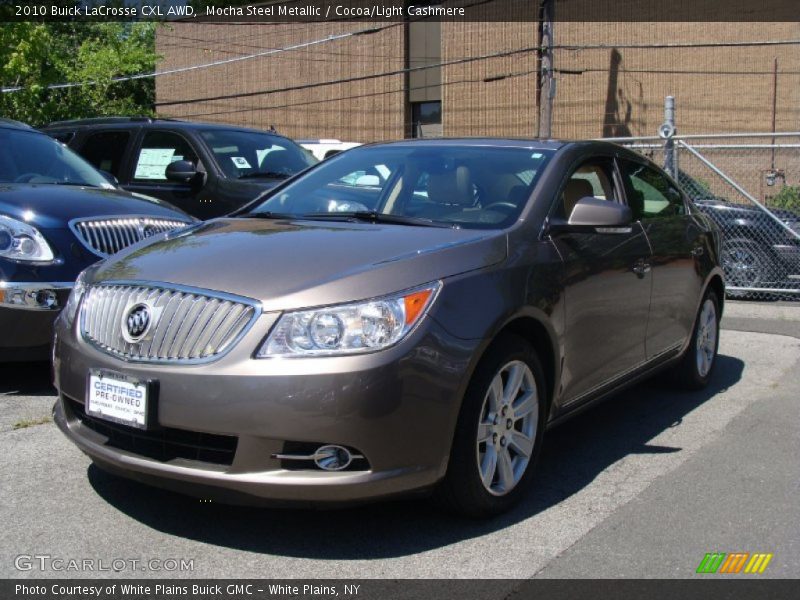 Mocha Steel Metallic / Cocoa/Light Cashmere 2010 Buick LaCrosse CXL AWD