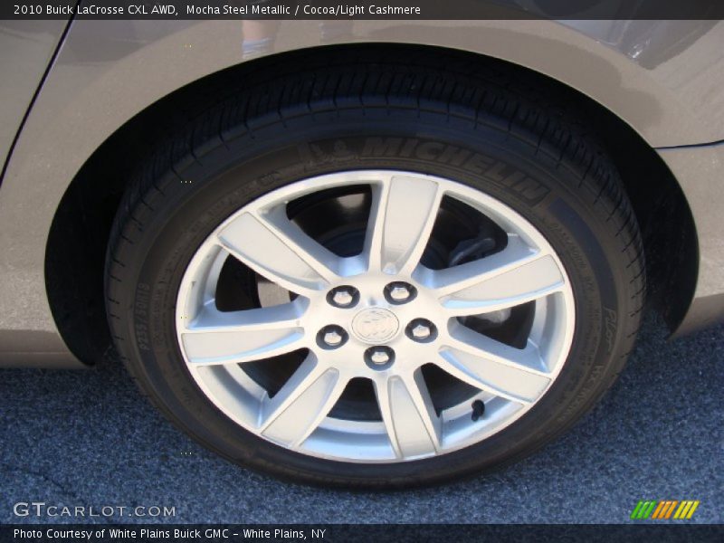 Mocha Steel Metallic / Cocoa/Light Cashmere 2010 Buick LaCrosse CXL AWD