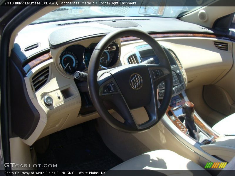 Mocha Steel Metallic / Cocoa/Light Cashmere 2010 Buick LaCrosse CXL AWD
