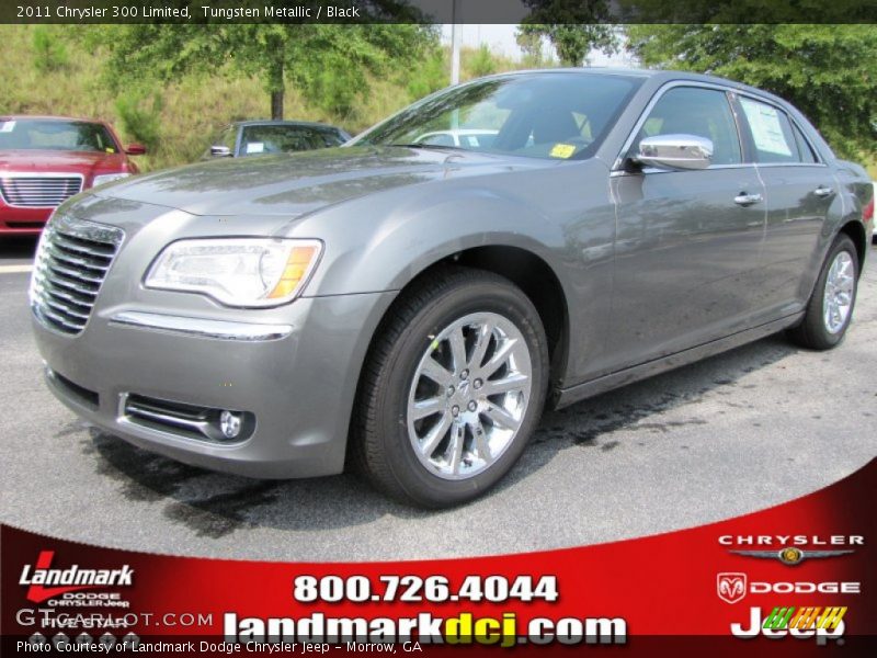 Tungsten Metallic / Black 2011 Chrysler 300 Limited