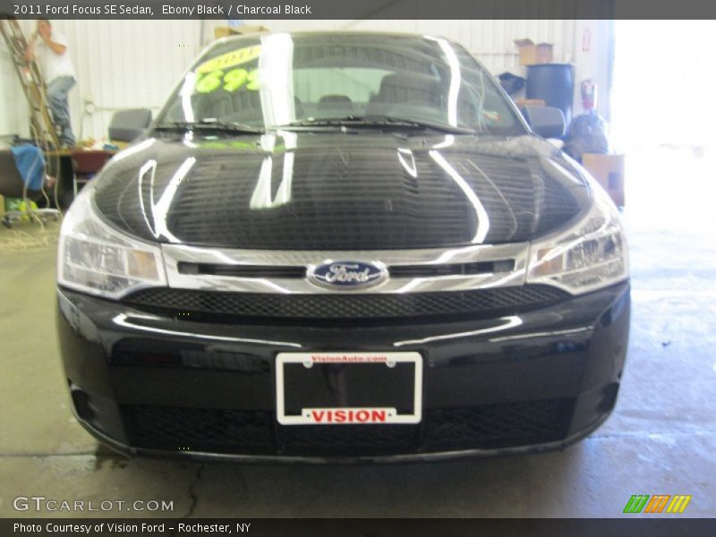 Ebony Black / Charcoal Black 2011 Ford Focus SE Sedan