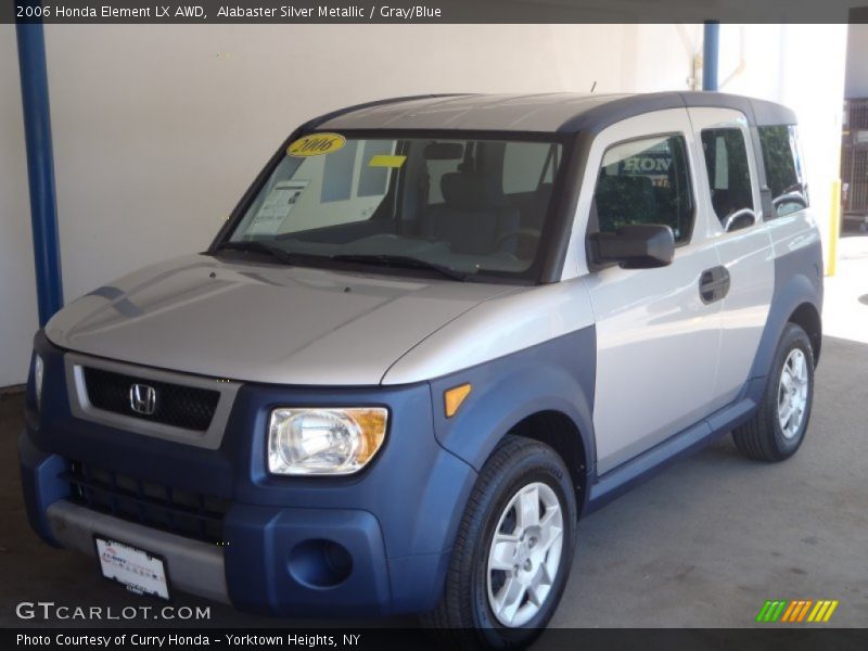 Alabaster Silver Metallic / Gray/Blue 2006 Honda Element LX AWD