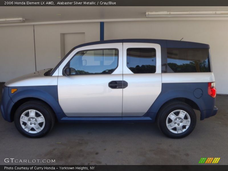 Alabaster Silver Metallic / Gray/Blue 2006 Honda Element LX AWD