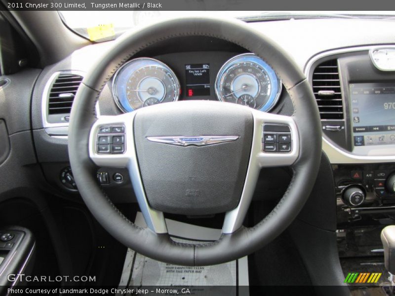 Tungsten Metallic / Black 2011 Chrysler 300 Limited