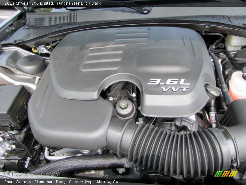 Tungsten Metallic / Black 2011 Chrysler 300 Limited