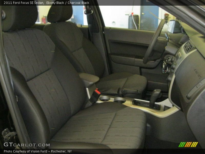 Ebony Black / Charcoal Black 2011 Ford Focus SE Sedan