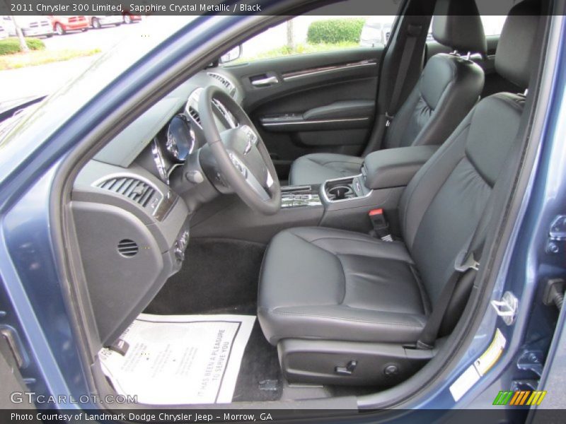 Sapphire Crystal Metallic / Black 2011 Chrysler 300 Limited