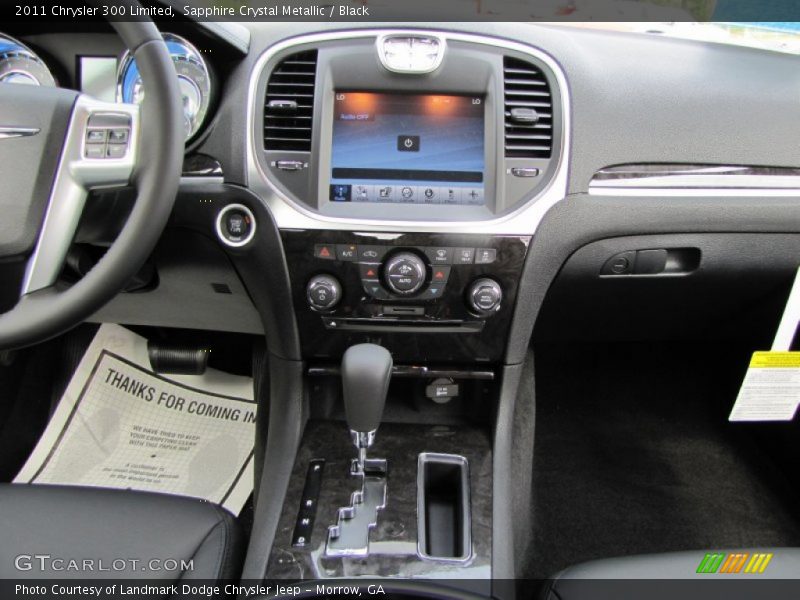 Sapphire Crystal Metallic / Black 2011 Chrysler 300 Limited